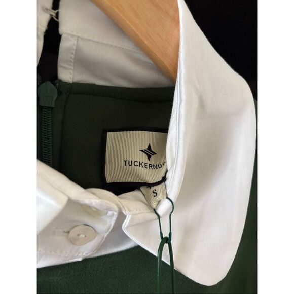 NWT Tuckernuck English Ivy Dakotah Green Long Sleeve Mini Dress Size Small - Picture 10 of 10